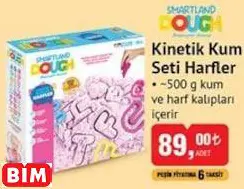 SMARTLAND DOUGH KİNETİK KUM SETİ HARFLER